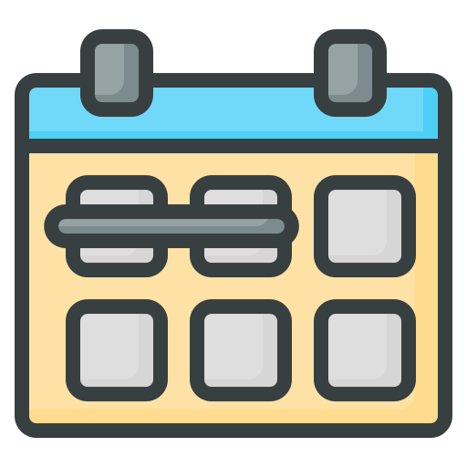 Schedule Generic Outline Color icon