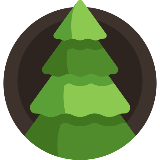 Tree Detailed Flat Circular Flat Icon 3475