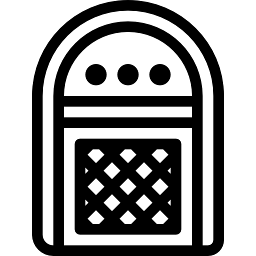 tocadiscos tragamonedas icono gratis