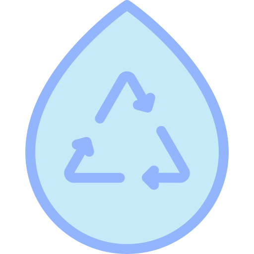 reciclaje de agua icono gratis