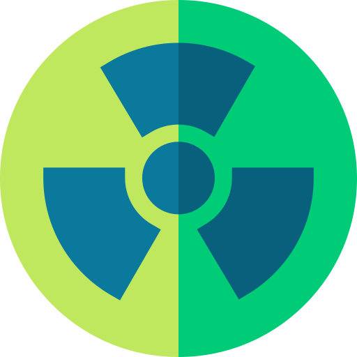 energía nuclear icono gratis