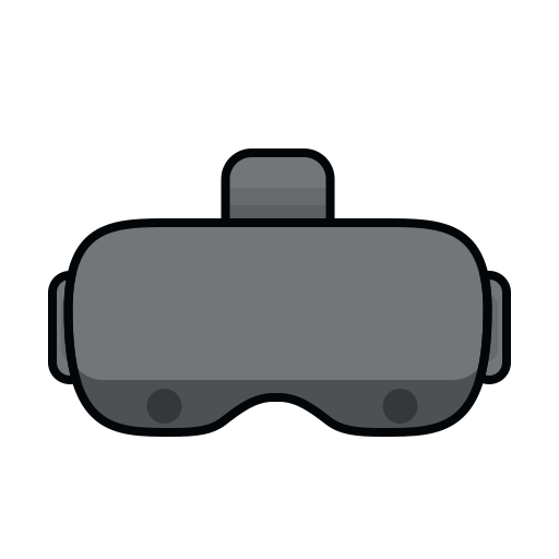 gafas de realidad virtual icono gratis