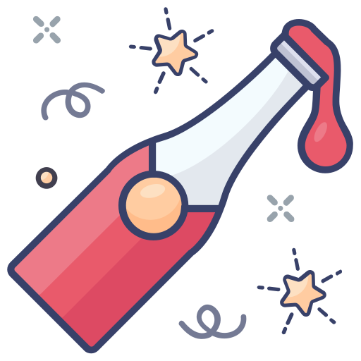 champagne Icône gratuit champagne Icône gratuit