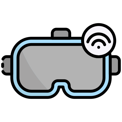 gafas de realidad virtual icono gratis