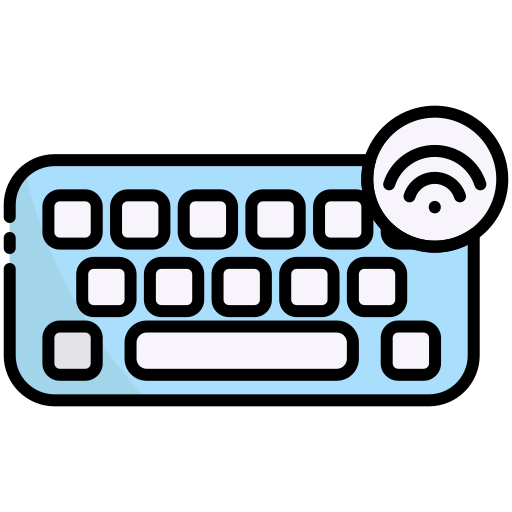 Keyboard Generic Outline Color Icon