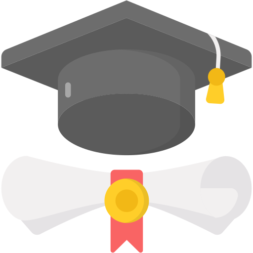 graduación icono gratis