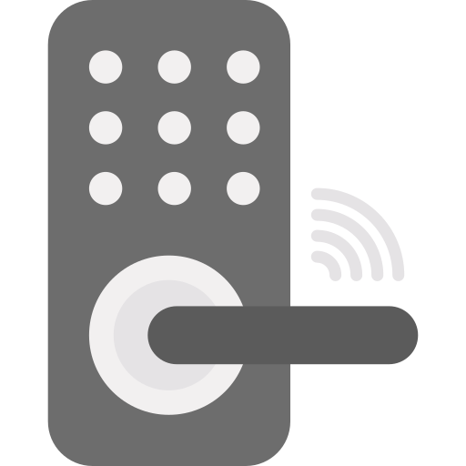cerradura inteligente icono gratis