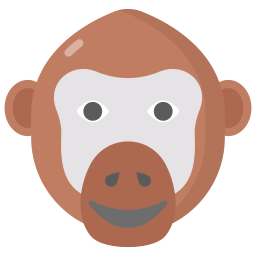 chimpancé icono gratis