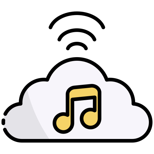 nube de sonido icono gratis