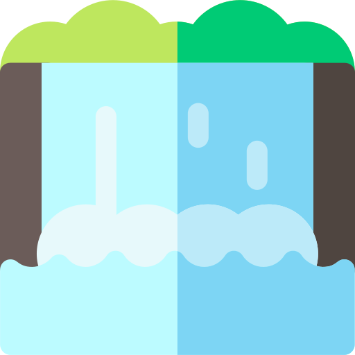 Niagara falls Basic Rounded Flat icon