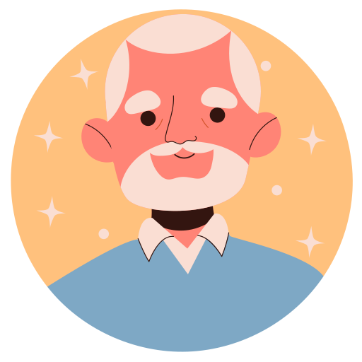 Old man Stickers - Free people Stickers