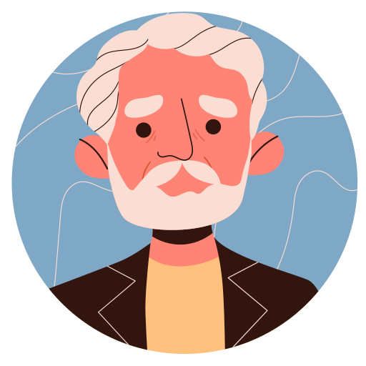 Old man Stickers - Free people Stickers