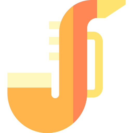 saxofón icono gratis