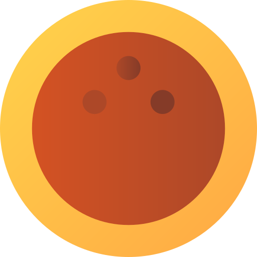 Coconut Flat Circular Gradient icon