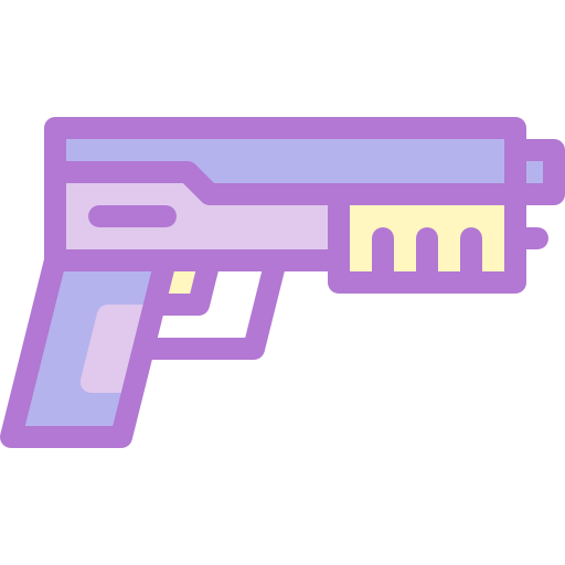 Gun Detailed color Lineal color icon