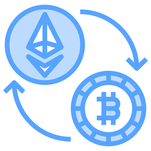 Currency exchange Catkuro Blue icon