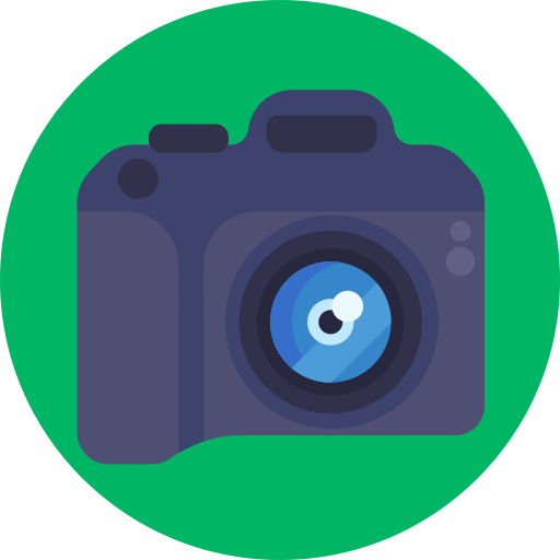 cámara fotográfica icono gratis