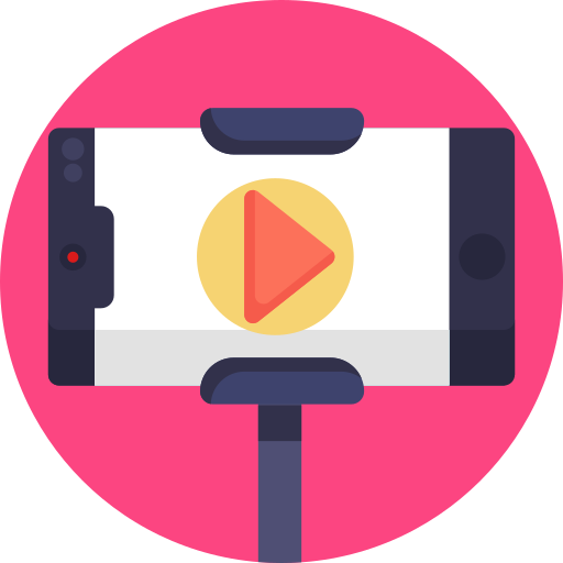 grabación de vídeo icono gratis