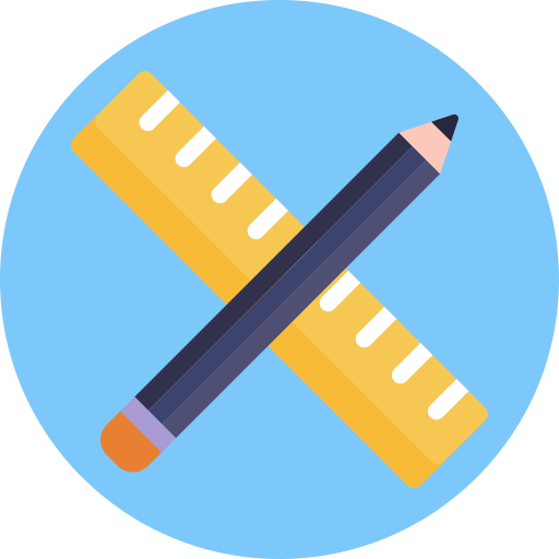 bleistift und lineal kostenlos Icon bleistift und lineal kostenlos Icon