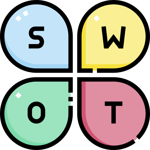 Swot Detailed Straight Lineal color icon