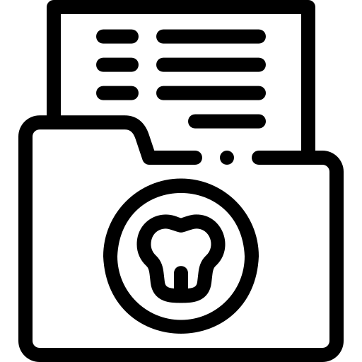 zahnärztliche aufzeichnung kostenlos Icon zahnärztliche aufzeichnung kostenlos Icon