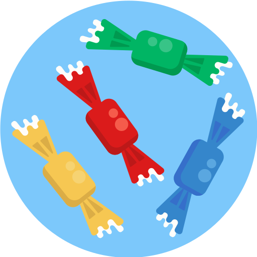 dulces navideños icono gratis