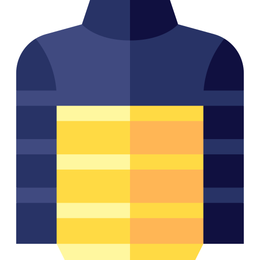 Jacket Basic Straight Flat icon