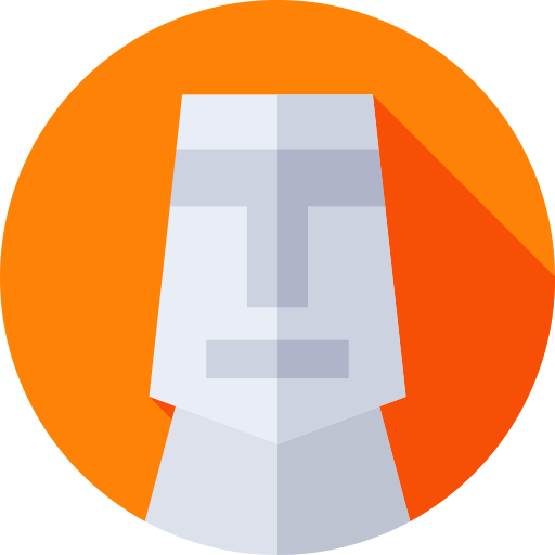 Free Moai Icon - Download in Colored Outline Style