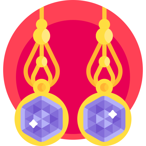 des boucles d'oreilles Icône gratuit des boucles d'oreilles Icône gratuit