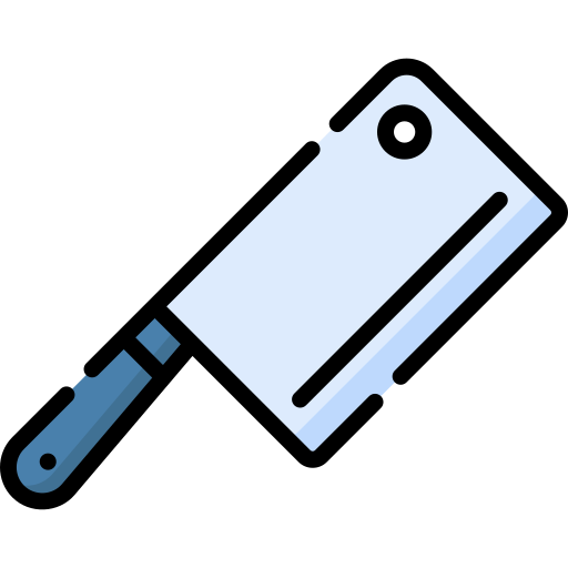 cuchillo de carnicero icono gratis