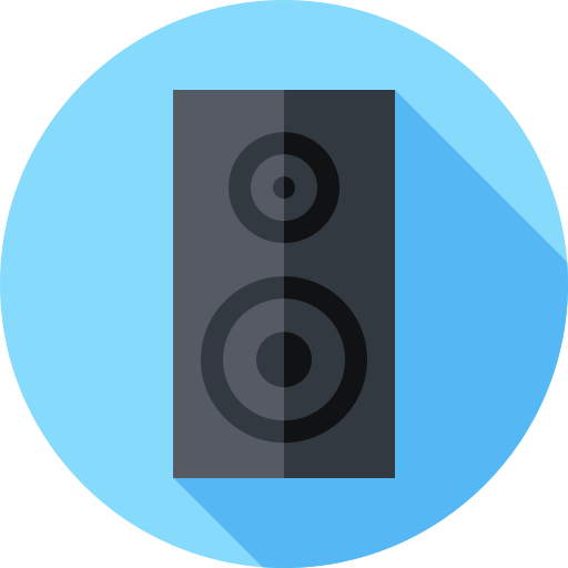 altavoz icono gratis