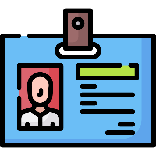 Идентификационная карта бесплатно иконка Идентификационная карта бесплатно иконка