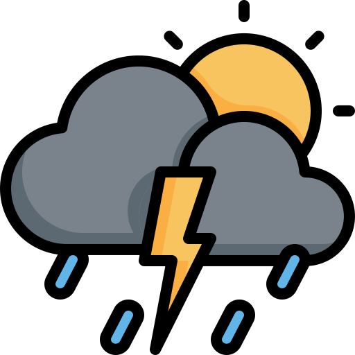 Thunder Generic Outline Color icon