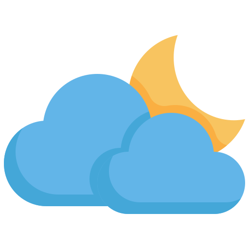 Cloudy night free icon Cloudy night free icon