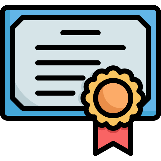 Diploma Generic Outline Color icon