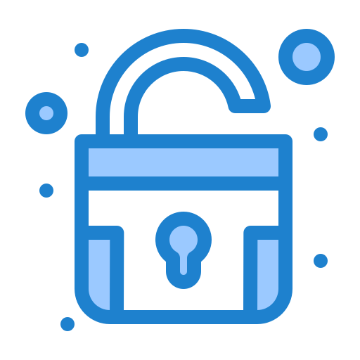 Lock Generic Blue icon