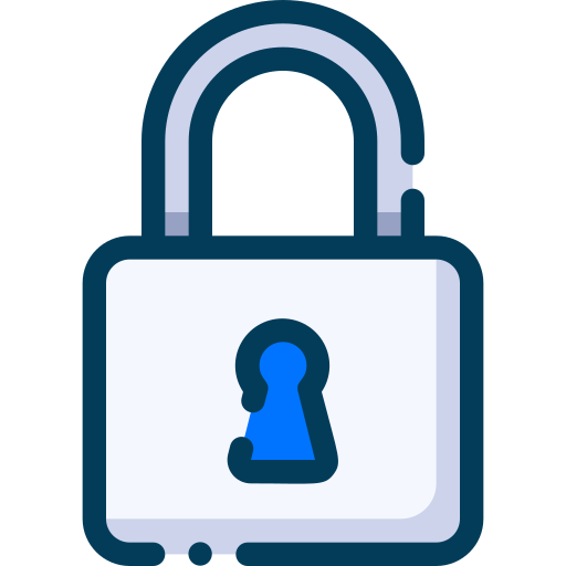 Padlock Generic Outline Color icon