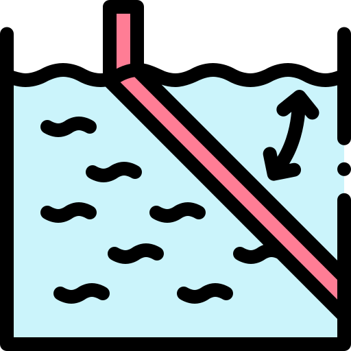 refracción icono gratis