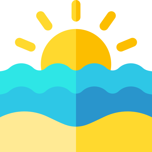 Sea Basic Rounded Flat icon