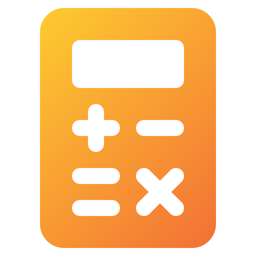 Calculator Generic Flat Gradient icon