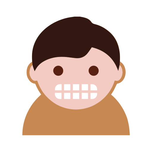 Grimacing Generic Flat icon