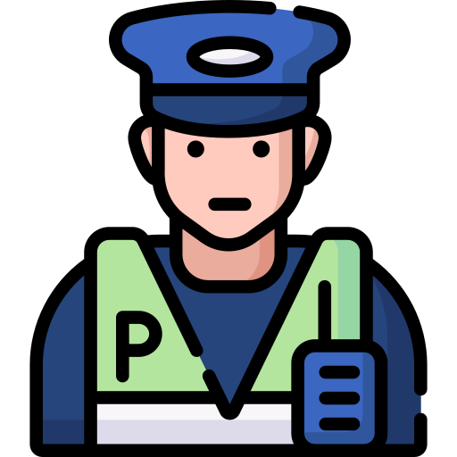 trabajador de estacionamiento icono gratis