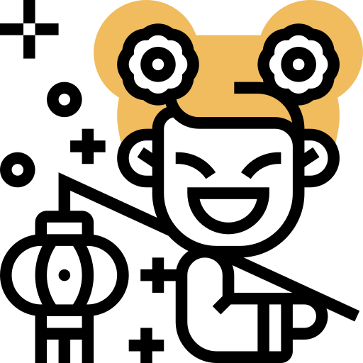 linterna china icono gratis