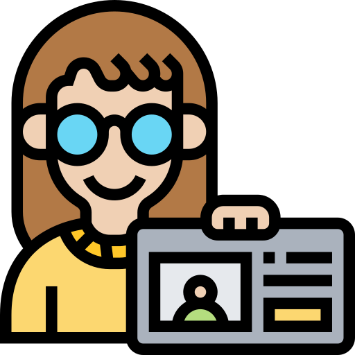 tarjeta de identificación icono gratis