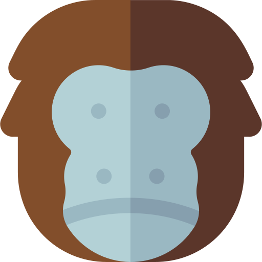 orangután icono gratis