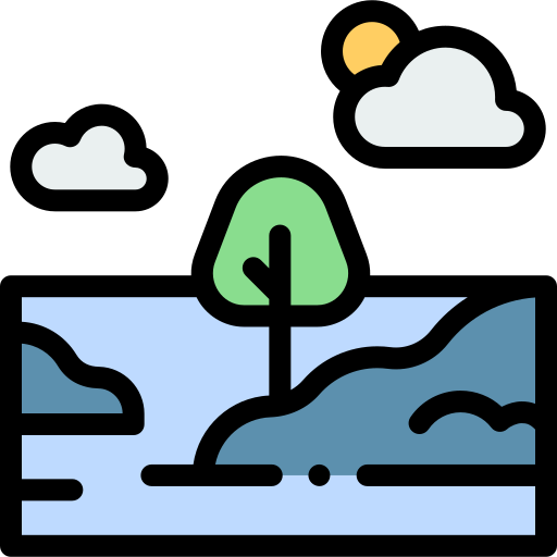 paisaje icono gratis