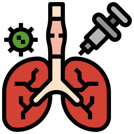 neumonía icono gratis