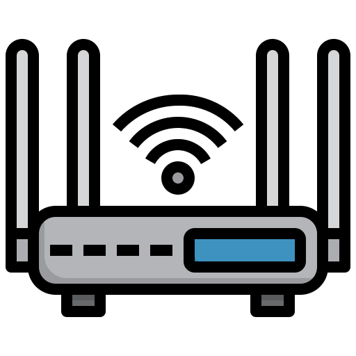 router inalámbrico icono gratis