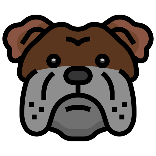 buldog icono gratis