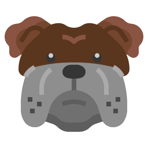 buldog icono gratis